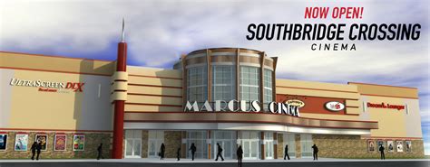 Southbridge crossing - Type: Theater & Restaurant. Size: 54,155 square feet. Developer: Shakopee Crossings Limited Partnership. Architect: Paradigm Design. Details: 1350 Crossings Blvd, Shakopee, MN 55379. The Marcus Southbridge Cinema in Shakopee, newly opened in spring of 2018, is a brand new state-of-the-art cinema with 10 auditoriums, each with comfortable ... 